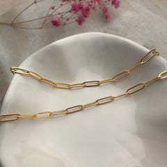 Chain Halskette 18K Gold