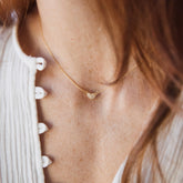 Herzenshalskette mit Zirkonia