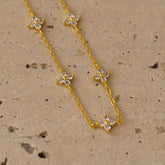 Blüten Zirkonia Armband