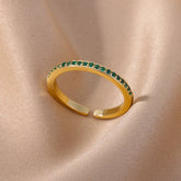 Ring mit Zirkonia