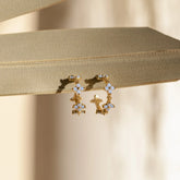 Zirkonia Blüten Ohrringe