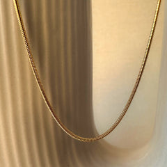 Snake Halskette 18K Gold