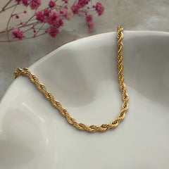 Rope Halskette 18K Gold