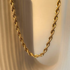 Rope Halskette 18K Gold