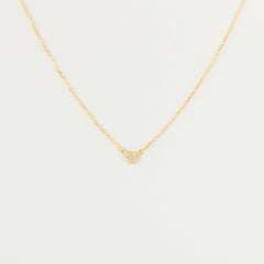 Herzenshalskette mit Zirkonia