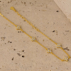 Blüten Zirkonia Armband