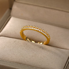 Ring mit Zirkonia
